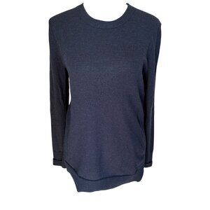 Banana Republic navy blue long sleeve pullover wool sweater XS